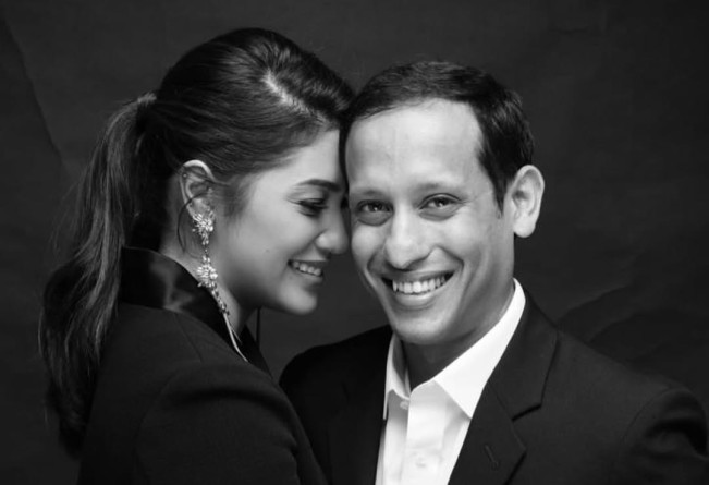 Nadiem Makarim dan istri Franka Franklin. [Instagram @frankamakarim]